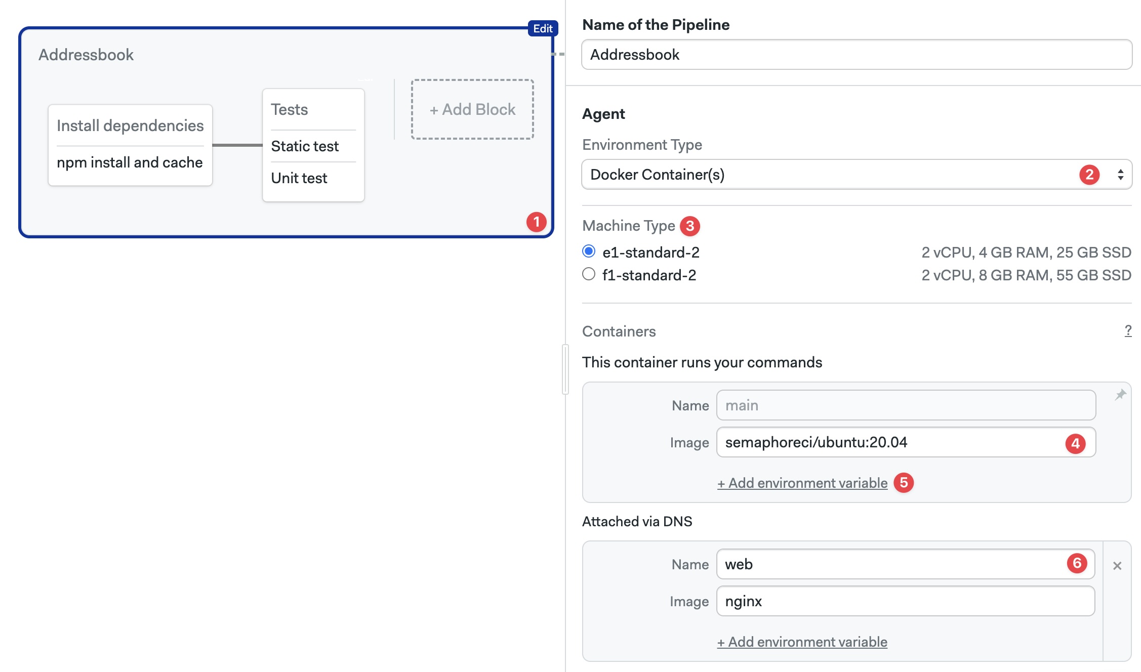 Setting Docker environments