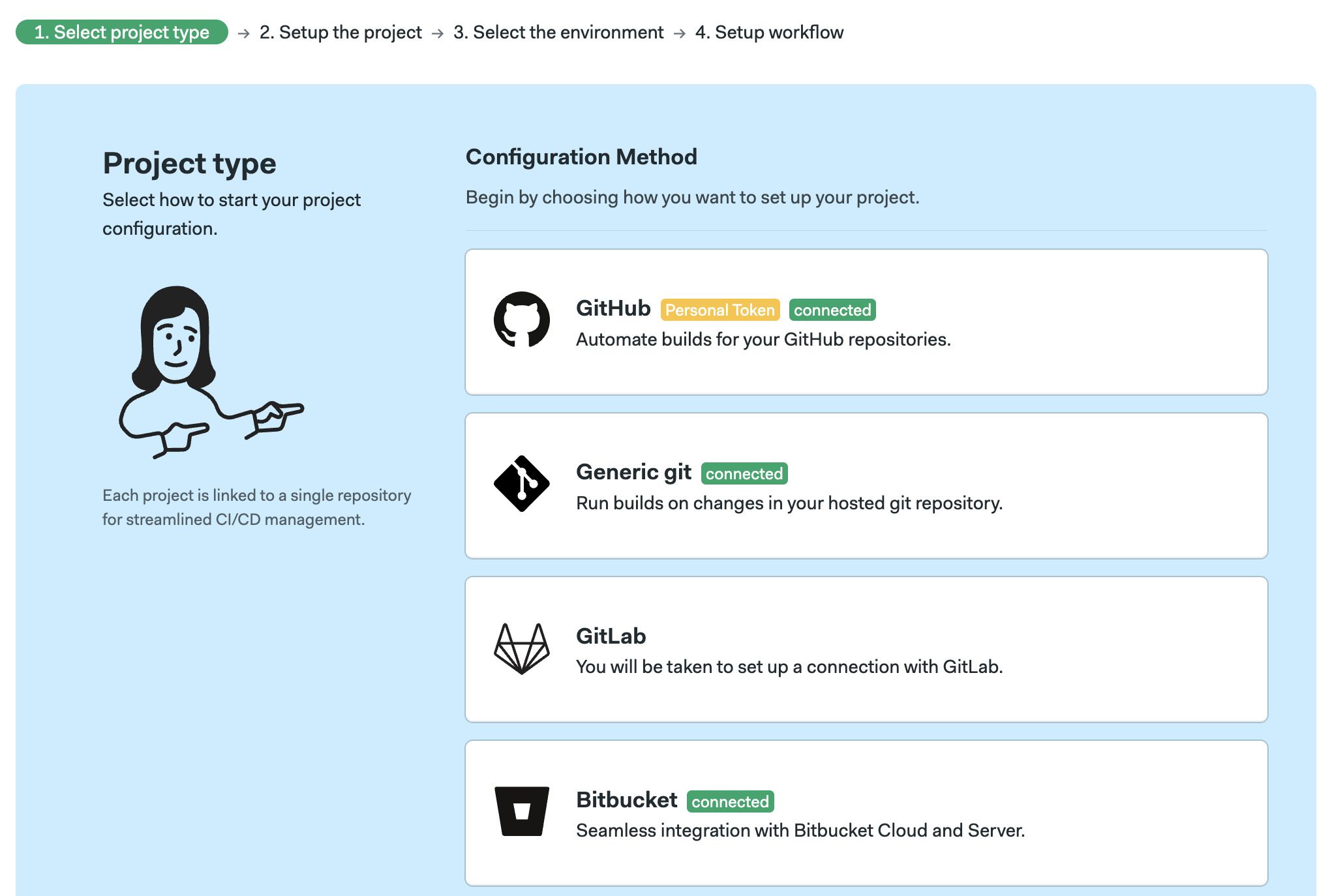 Choose Generic Git project